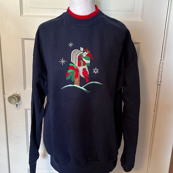 MC Energy Sportswear, womens navy and red design, polyester & cotton, sizeXL $38 - Picture 1 of 6